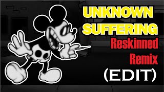 UNKNOWN SUFFERING Reskinned Remix EDIT  Wednesdays Infidelity Reskinned FNF [upl. by Ycnalc315]