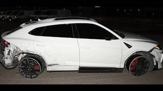 Lamborghini Urus taken out by Canadian Police after a 200 kmh 120 mph run [upl. by Alset]