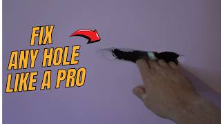 How to patch a hole in wall or ceiling  DIY [upl. by Neveda613]