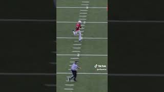 Caleb downs punt return touchdown vs Indiana [upl. by Enimasaj757]