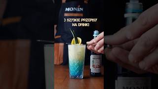 3 Szybkie Przepisy na Drinki Monin 💦 drink [upl. by Trant]