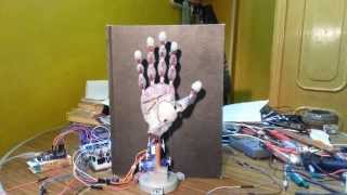 My first robot a robotic hand [upl. by Rialc]