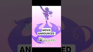 Miss Kobayashi’s Dragon Maid A lonely dragon wants to be loved MOVIE ANNOUNCED [upl. by Acimaj]