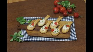 Puff pastry spoons a unique easy to make starter [upl. by Turne793]