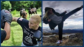 Valentina Shevchenko Training In Muay Thai For UFC  Fitness Films [upl. by Enra931]