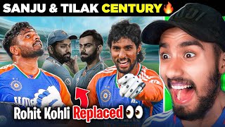 WOW Sanju Samson 109 🥵 Tilak Varma back to back Centuries 🔥  IND vs SA 4th T20I [upl. by Zerimar]