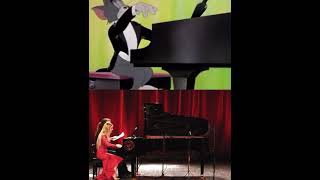 AnaampGeorge as TomampJerry  Liszt Hungarian Rhapsody No2 [upl. by Caneghem]