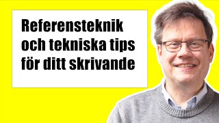 Skriva citat Hur man citerar i uppsatser och examensarbeten [upl. by Hankins]