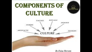 Components of Culture Norms Values Beliefs Language Folkways Mores Lecture in Urdu and Hindi [upl. by Wylie]