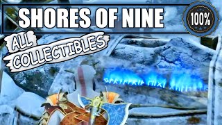 God of War Ragnarok  Shores of Nine All Collectible Locations Midgard [upl. by Naxela]