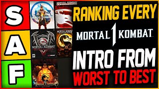 RANKING EVERY INTRO CUTSCENE IN THE ENTIRE MORTAL KOMBAT SERIES  WORST TO BEST [upl. by Cordey]