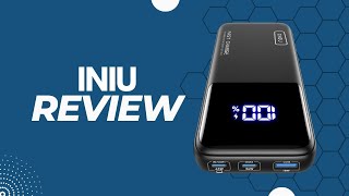 Review INIU Power Bank 20000mAh 65W USB C Laptop Portable Charger PD QC Fast Charging 3Output [upl. by Abell]