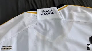 Unbox Real Madrid home kit 202324 [upl. by Orit753]