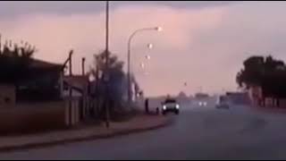 CashinTransit Vehicle Bombed and Robbed Tembisa South Africa [upl. by Alema]