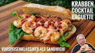 647Prawn Cocktail Baguette  Krabbencocktail mal anders und der Bacon fehlt auch nicht [upl. by Aihsinat]