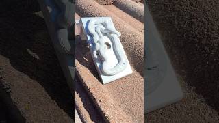 Installation of Iron Ridge knockout tile for clay tile roof [upl. by Irodim]