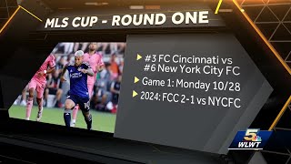 Schedule set for FC Cincinnatis firstround series against New York City FC [upl. by Votaw572]