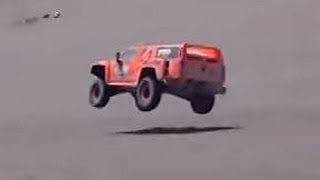 Robby Gordon amp Johnny Campbell spectator video from the 2012 Dakarmpg [upl. by Simmie]