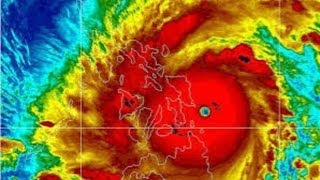 Super Typhoon Haiyan Makes Landfall [upl. by Magel]