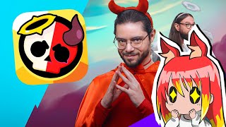 ÁNGELES vs DEMONIOS en BRAWL STARS [upl. by Anilatak]