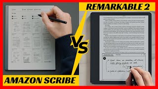 Amazon Kindle Scribe vs Remarkable 2 Which Digital Notebook Tablet Is Right for You [upl. by Anoed]