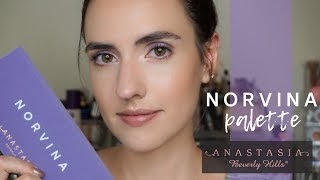 NORVINA Palette from Anastasia Beverly Hills  Swatches  2 Eyeshadow Tutorials [upl. by Call556]