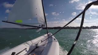 RS Aero sailing in 30 Knots of wind [upl. by Robers]