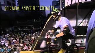 final BMX Vert X Games austin 2014 GOLD SILVER BRONZE [upl. by Cos]