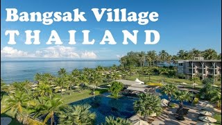 Bangsak Village 4star hotel beach 4k holiday resort bangsaku thailand [upl. by Glassco]