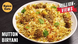 SIMPLE MUTTON BIRYANI FOR BEGINNERS  MUTTON BIRYANI WITH BIRYANI MASALA  MUTTON BIRYANI RECIPE [upl. by Shara887]