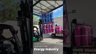 Hangcha Liion Forklift Application Case  Energy Industry [upl. by Acinomahs643]