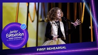 Italy 🇮🇹  Marta Viola  La Voce Della Terra  First Rehearsal  Junior Eurovision 2019 [upl. by Gardy]