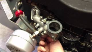 Carb Problems with Briggs 10hp 220707 [upl. by Mencher]