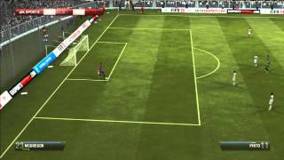 Beşiktaş Istanbul  Bursaspor Kulübü 33  Süper Lig  09112012  lets play fifa 13 [upl. by Elvia]