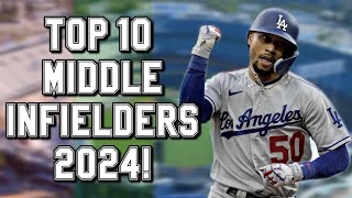 Top 10 Second Basemen AND Shortstops in 2024 [upl. by Tudela768]