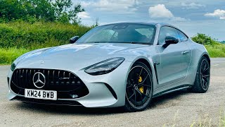 2024 Mercedes AMG GT review Now with 4WD is AMGs 584bhp hotrod even more or less fun to drive [upl. by Vinna]