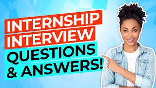 INTERNSHIP Interview Questions And Answers How To PASS a JOB INTERN Interview [upl. by Ahsonek]