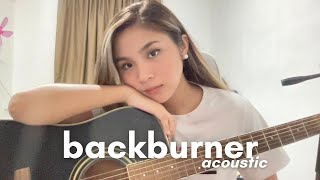 Backburner COVER  LYRICS  Niki Zefanya [upl. by Ahsikal58]