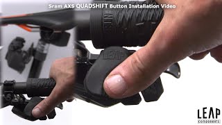 AXS Remote for Dropper and Shifting Controll  Quadshift Installation Video [upl. by Animrac]