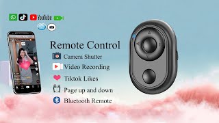 Bluetooth Remote control Page Turner for TikTok Ebook APPs for Iphone Android Phone [upl. by Eiramac]