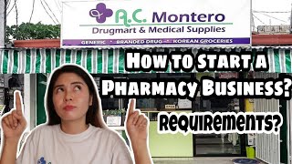 HOW TO START A PHARMACY BUSINESS l Requirements l Alyza Montero [upl. by Norved133]