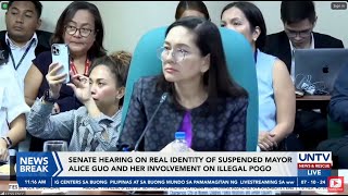 Senate Hearing on real identity of suspended Mayor Alice Guo and her involvement in illegal POGO [upl. by Atiral]