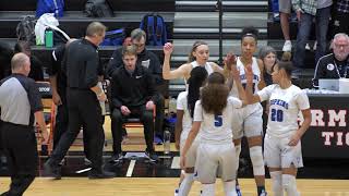 High School Girls Basketball Hopkins vs Farmington [upl. by Cayla]