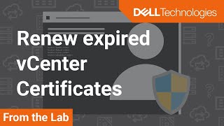 How to renew expired vCenter certificates in IDPA [upl. by Amathiste]