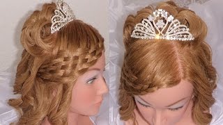 PEINADO PARA 15 AÑOS  NOVIA  1ra COMUNION  WEDDING  PROM HAIRSTYLE  VIRIYUEMOON [upl. by Lowenstern]