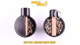 Enola Gaye EG67 Ball Grenade Quick Demo [upl. by Leakim]