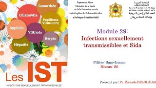 Cours « IST et SIDA »  Epidémiologie biologie et Prévention des IST Filière Sagefemme S5 [upl. by Kenyon]