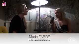 Mistral Tv  itw Marie Fabre  Miss Languedoc 2014 [upl. by Itaws]