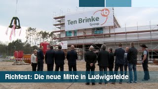 Richtfest Die neue Mitte in Ludwigsfelde [upl. by Islehc]