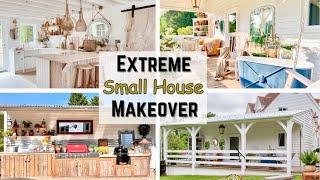 SMALL HOUSE MAKEOVER  Before amp After Home Makeover  Small House Decorating Ideas  Thrifted Decor [upl. by Arraek268]